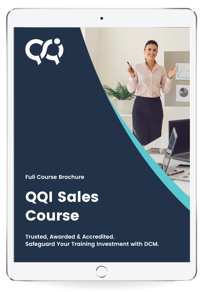 Get the QQI Certified Sales Training Course Brochure & 2020/2023 Timetable Instantly